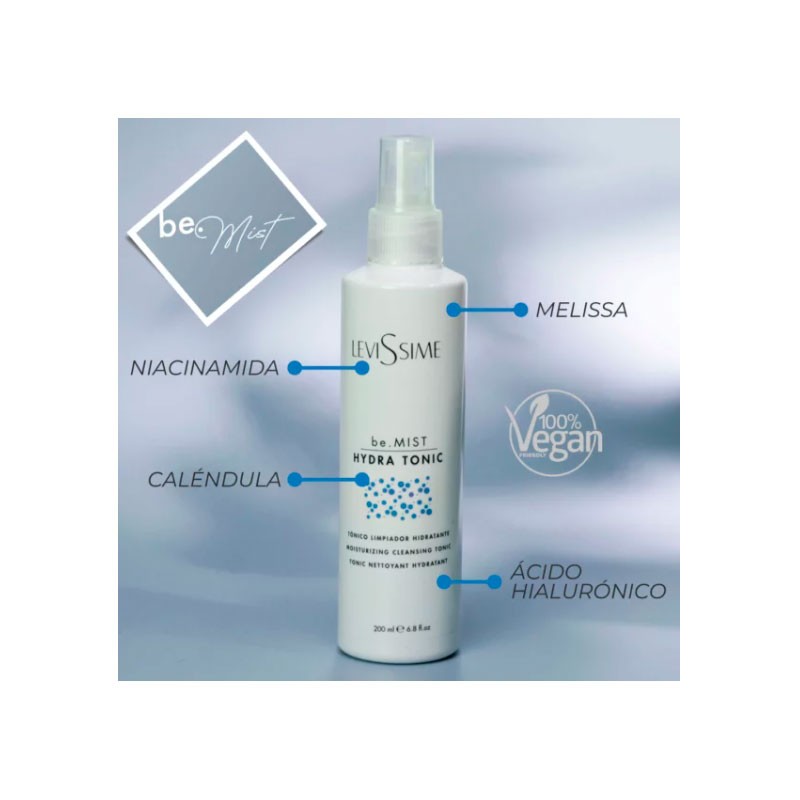 Tónico Limpiador Hidratante Facial Levissime Be Mist Hydra Tonic 200Ml