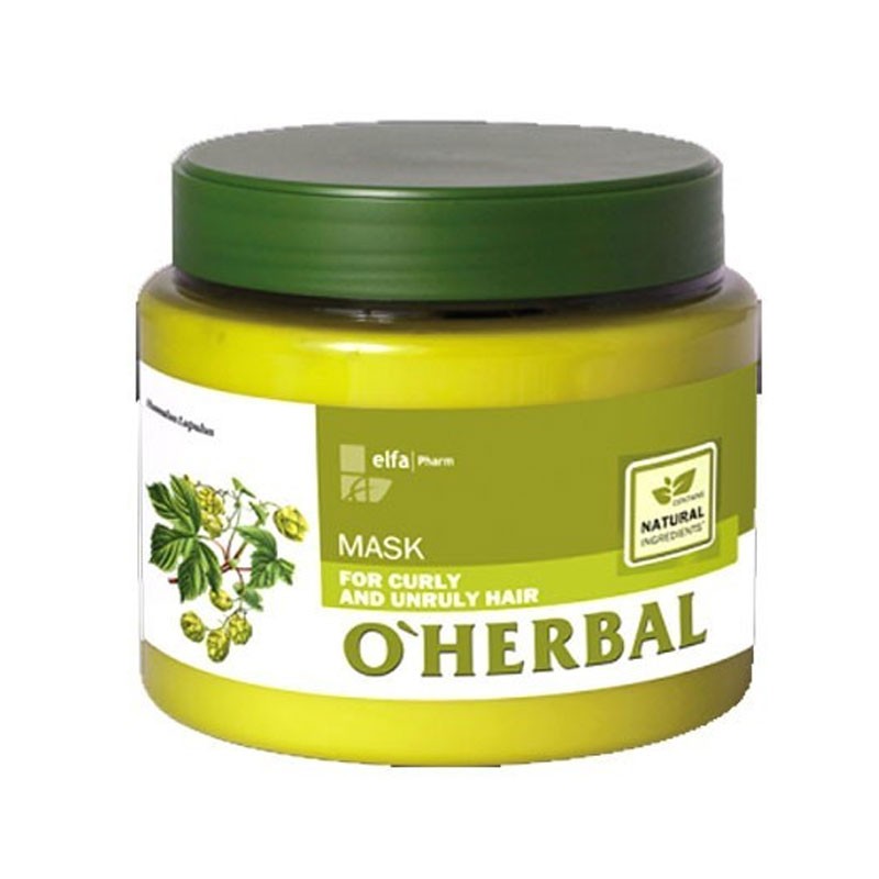 Mascarilla Oherbal Cabello Rizado y Rebelde Extracto